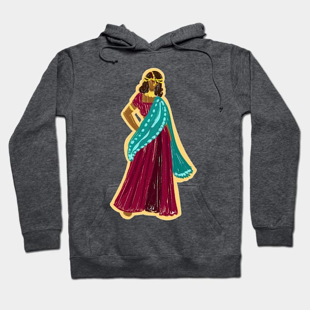 Indian Fashion Study Hoodie by The.Pretty.Latina